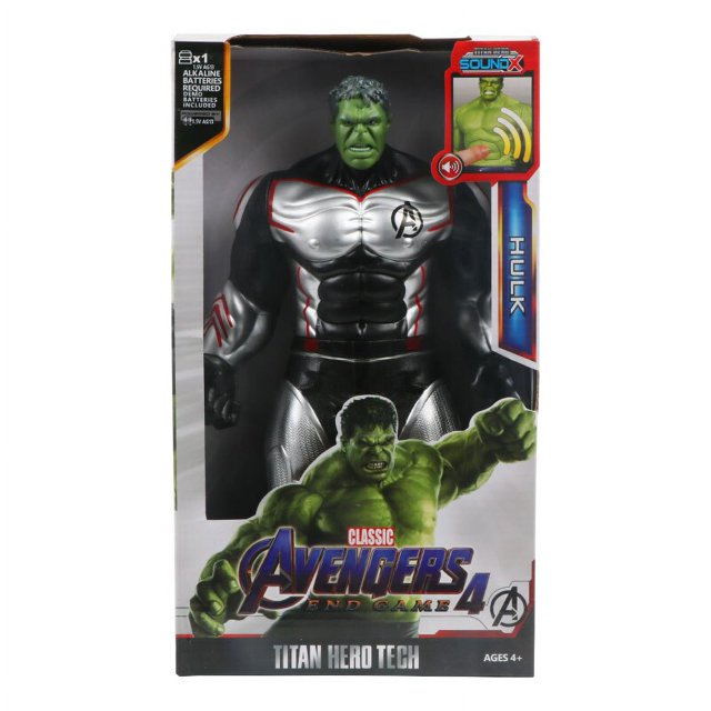 Figuras de acción de los vengadores, Iron Man, Black Panther, Marvel, Capitán América, Hulk, nuevo estilo, juguetes para niños, regalo, 12 pulgadas, 30CM Fivean unisex
