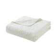 thumbnail image 4 of VCNY Home Solomun 3-Piece Ivory Pinsonic Damask Quilt Set, Full/Queen, Adult, Unisex, 4 of 5