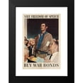 thumbnail image 2 of Norman Rockwell 18x24 Black Modern Framed Museum Art Print Titled - Save Freedom of Speech. Buy War Bonds (1943), 2 of 5