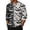 Gray, variant on Mens Halloween Shirt Skeleton Ghost Pumpkin Novelty Funny Spooky Casual Henley Vintage Adult Halloween Costumes Gray L