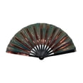 thumbnail image 4 of Ventilador Plegable de 13 Pulgadas Ventilador de Mano Colores Aplaudir Abanicos Bailar Ventilador de Mano Plegable Grande, 4 of 6