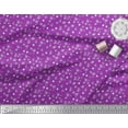 thumbnail image 3 of Soimoi Purple Rayon Fabric Artistic Leaf & Floral Print Fabric by the Yard 42 Inch Wide, 3 of 3