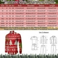 thumbnail image 3 of DHFJKG Men's Christmas Shirts Casual Santa Claus Printed Long Sleeve Turndown Collar Comfortable Blouse Autumn Winter Versatile Tops, 3 of 3