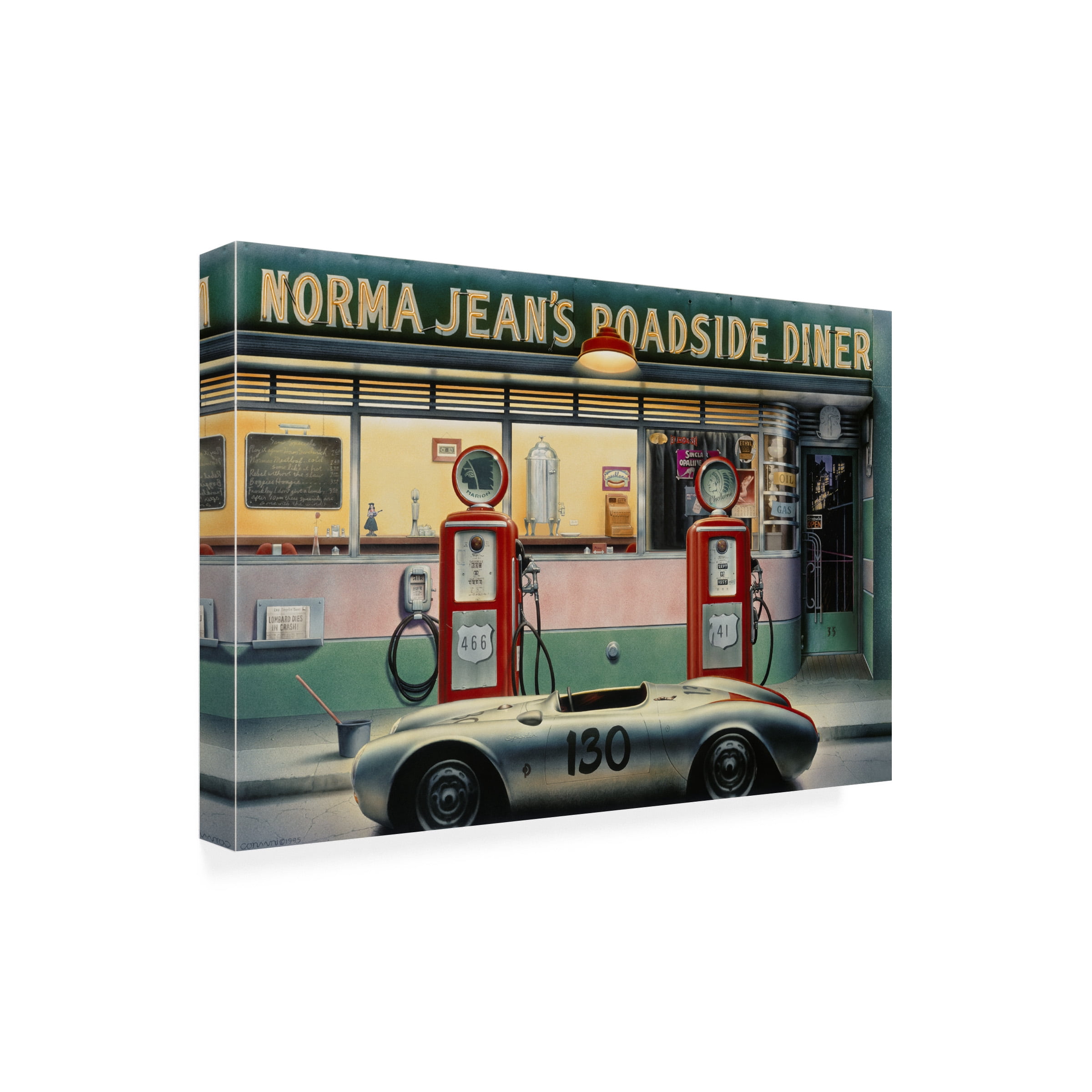 Chris Consani 'Destiny Highway' Canvas Art