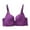 Purple, variant on fatyb Womens Underwire Bras Full Coverage Plus Size Bras for Women Push up Comfortable Soft Padded Bras