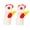 2pcs, variant on Funny Rooster Oven Mitts Heat Resistant Kitchen Pot Holders for Cooking