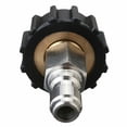 thumbnail image 2 of Black Sliver Quick Connector High Quality Quick Connector 1/4 3/8 Inch 3/8 Qd Male To M22 15mm Female, 2 of 9