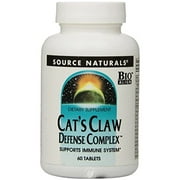 Source Naturals Cat's Claw Defense Complex, Supports Immune System, 60 Tablets, Pack of 2