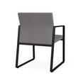 thumbnail image 5 of Fauteuil d'Invité pour Réception Salle d'Attente Soins de Santé / Acier Noir / Gris Pâle, 5 of 5