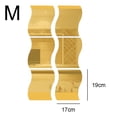 thumbnail image 2 of 6 Pieces of Wave Combination Mirror Stereo Wall Sticker, 2 of 5