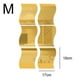 thumbnail image 2 of Bienvenido Adhesivo de pared estéreo con espejo de combinación de ondas de acrílico de 6 piezas, 2 of 5