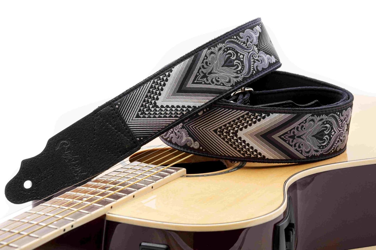 RightOn! Straps Standard Plus Arrow Guitar Strap BLACK
