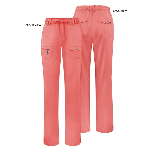 Adar Pro Scrubs pour Femmes - Pantalon de Yoga Skinny Leg - P4100P - Rapture Rose - m