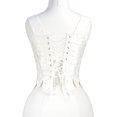 thumbnail image 5 of Aboser Women Bustier Corset Court Vintage Lace Up Body Shaper Adjustable Strap Fishboned Vest Tops Renaissance Gothic Waist Cincher, 5 of 9