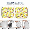 thumbnail image 6 of Haiem Avocado And Pineapple Car Windshield Sun Shade (2 Pieces) Foldable Windshield Sun Shade Car Accessories for Truck SUV Pickup-Large, 6 of 7