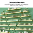 thumbnail image 3 of Flroha FLROHA Nail Polish Wall Organizer 5-Tiers Triangular Metal Wall-Mounted Nail Polish Storage Racks 2PCS/Set Lipstick Perfume Wall Shelf for Home Spa Nail Salon Shop present, 3 of 9