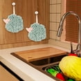 thumbnail image 4 of Vikakiooze Bathroom Chenille Hanging Hand Towel Balls- Super Absorbent Microfiber Soft Towel Drying Hand Balls With Hanging Loop For Home Bathroom Kitchen, 4 of 7