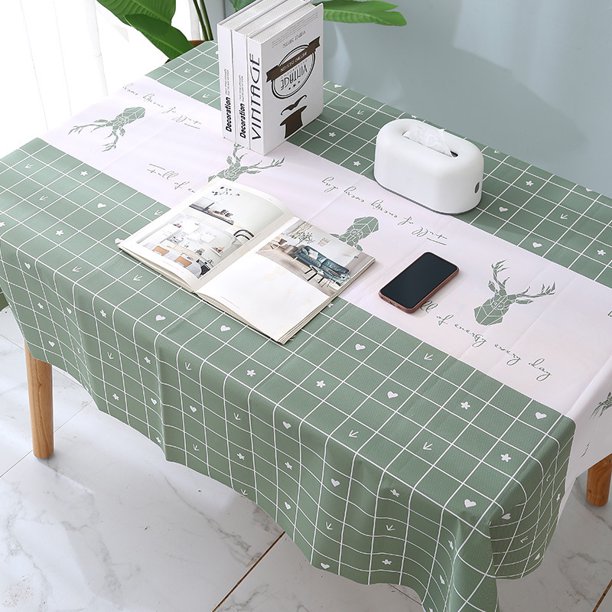 Rectangle or Square Tablecloth Waterproof Plastic Tablecloth