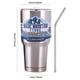 thumbnail image 2 of Botella de agua aislada Ehuebsd 30 oz con taza térmica con pajita plata, 2 of 9