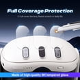 thumbnail image 5 of Lens Protector Cover Accessories Compatible with Meta Quest 3, Hard Shell Protective Shell Cover, Camera Lens Protector Compatible with Oculus VR Headset Bundle-Crystal Clear, 5 of 6