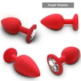 thumbnail image 5 of TLUDA Butt Plugs 3PCS Anal Toys, Expanding Plug Toys Stainless Steel Anales Trainer Sets Butt Adult Toy Plug Tool Anal Plugs Toy,S-M-Red, 5 of 5