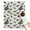 White Dinosaurs Label, variant on White Dinosaurs Label Pattern Blanket,Comfortable Soft Lamb Wool Throw Blanket,All Season,Warm Lightweight Blankets for Sofa Bed Couch Living Room Chair,30"x40"