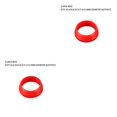 thumbnail image 1 of Sonducket Anillo protector para tija de sillín de bicicleta, tija de sillín para bicicleta de montaña, Protector impermeable de silicona, Rojo L 2piezas, 1 of 6