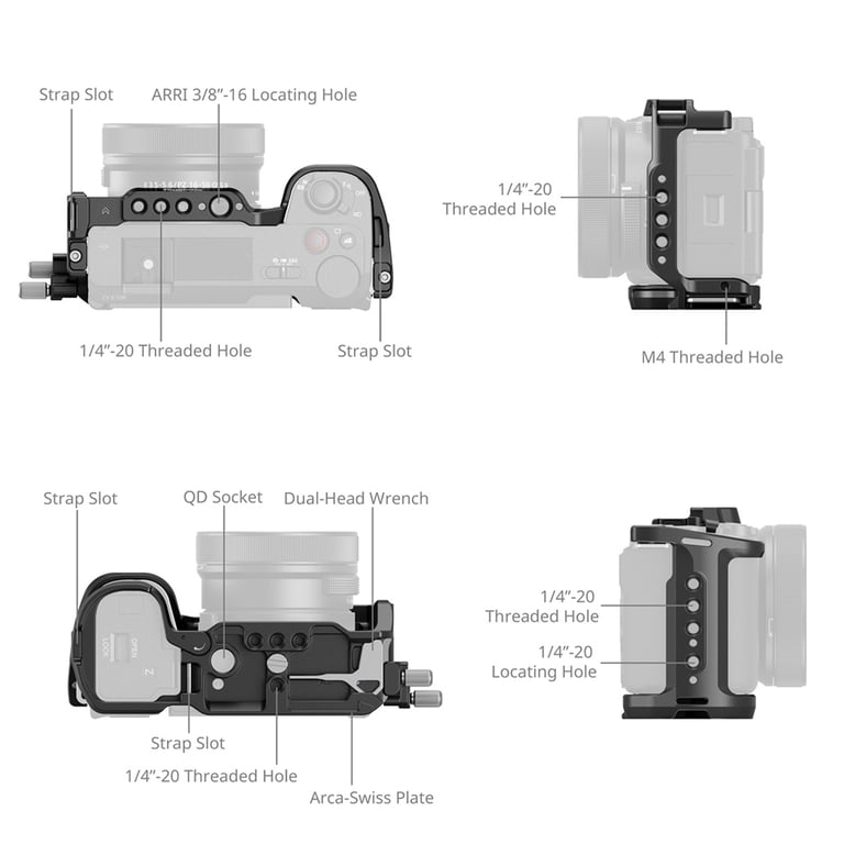 SmallRig Cage Kit for Sony ZV-E10 II Camera - Walmart.com