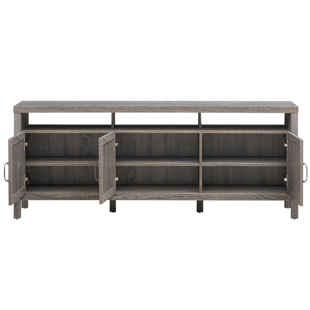 Finihen TV Stand, TV Cabinet, Universal TV Stand Entertainment Media Center for TV's up to 65 Inch, Media Entertainment Center with Storage, for Living Room, Bedroom, Gray