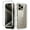 Clear Glitter, variant on CASEFIV for iPhone 15 Pro Case 6.1 inch (2023), 3 in 1 Heavy Duty Shockproof Full Body Hard PC+Soft Silicone Drop Protective Cover for Women Girls Men,Transparent