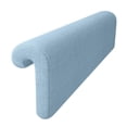 thumbnail image 3 of Cabecero colgante de cama con funda extraíble, almohada moderna para la cabecera con hebilla y respaldo para ver películas en el dormitorio o en casa. azul, 3 of 8
