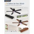 thumbnail image 4 of Ventilador de Techo Fanbulous 48" Montaje Empotrado con Luz RGB y Motor DC, 4 of 8
