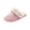 Pink -AT30, variant on Domzle Fuzzy Memory Foam Slippers With Fluffy Plush Lining for Women Men Suede Non-slip Hard Sole Indoor Outdoor Shoes Pink Wide-6.5