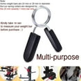 thumbnail image 4 of Spring Clamp Rings, 1" (25mm) For Smooth Dumbbell Handles Or Standard Weight Lifting Barbells (4-pack), 4 of 5