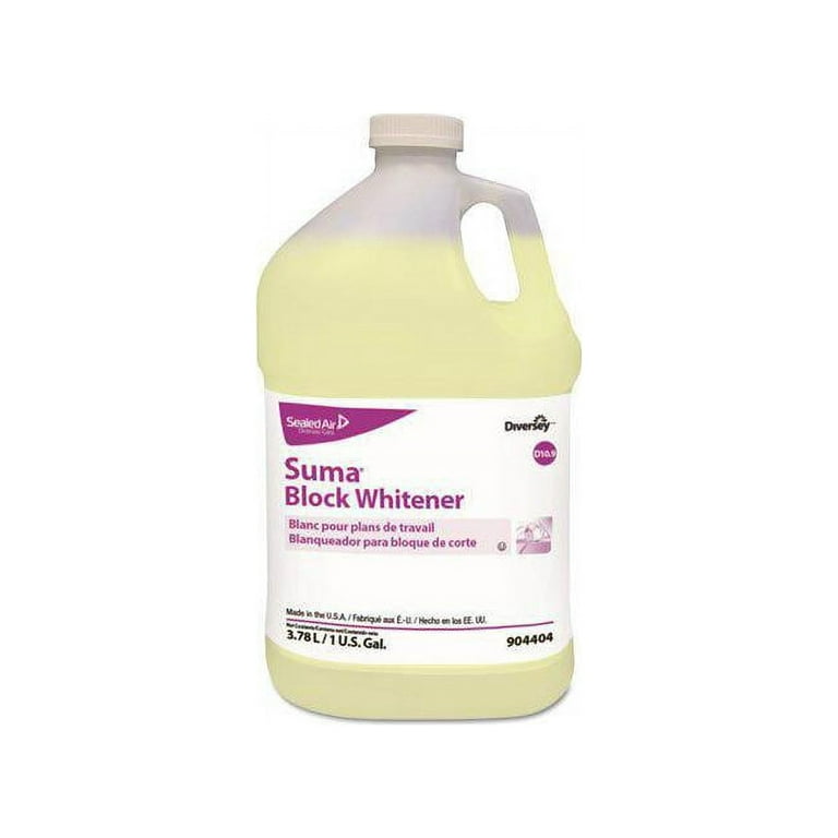 Suma Block Whitener, 1 gal Bottle, 4/Carton Suma Block Whitener, 1 gal Bottle, 4/Carton
