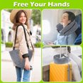 thumbnail image 6 of Tgbvmt Stuffable Travel Pillow, Soft Velvet Neck Pillow with Adjustable Size, Multi-Functional Travel Support Pillow for Airplanes, Cars, and Trains, Lightweight and Convenient for Long Trips, 6 of 6