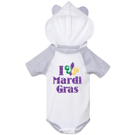 

Inktastic I Love Mardi Gras Gift Baby Boy or Baby Girl Bodysuit