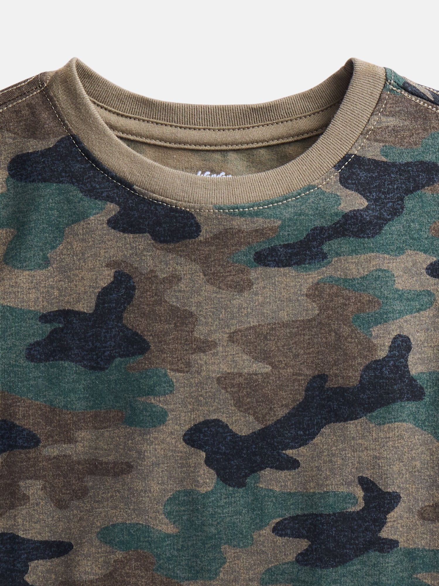 Wonder Nation Toddler Boys Printed Tee with Short Sleeves, Sizes 18M-5T