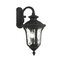 7857-14 Livex Lighting Oxford - 3 Light Outdoor Wall Lantern in Traditional Style - 11 Inches wide by 22.5 Inches high