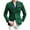 Green, variant on Wyobmus Mens Suede Leather Jacket Velvet Blazer Sport Coat Solid Slim Fit Suit Jacket Black