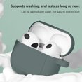 thumbnail image 3 of Estuche para auriculares para AirPods 3 Funda para auriculares con hebilla (verde noche) Tmvgtek Componentes de la computadora, 3 of 8