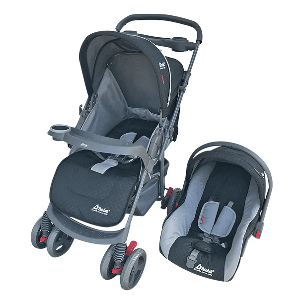 Carriola Reversible D'Bebe reversible,charola,portabebe,travel system Negro