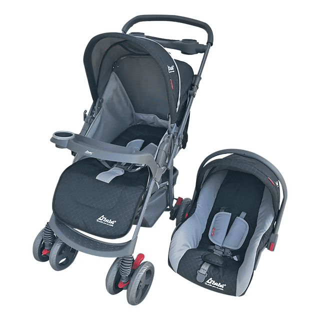 Carriola Reversible D'Bebe reversible,charola,portabebe,travel system Negro