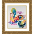 thumbnail image 1 of Zinn, Mary 12x14 Gold Ornate Wood Framed with Double Matting Museum Art Print Titled - Amethyst, 1 of 4