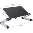 thumbnail image 2 of Support Réglable en Aluminium Table Universelle Support Ergonomique Portable (Noir) Support pour Ordinateur Portable Réglable, 2 of 5