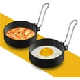 thumbnail image 1 of Stainless Steel Egg Rings Set,Round Non Stick Mold Metal Egg Cooker Rings For Cooking Tool Egg Maker Molds For Fried Egg McMuffin,Sandwiches,Egg Maker (2 Pack), 1 of 6
