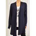 thumbnail image 1 of Charter Club Women Blue Open Front Ribbed Duster Cardigan X-Large XL, 1 of 3