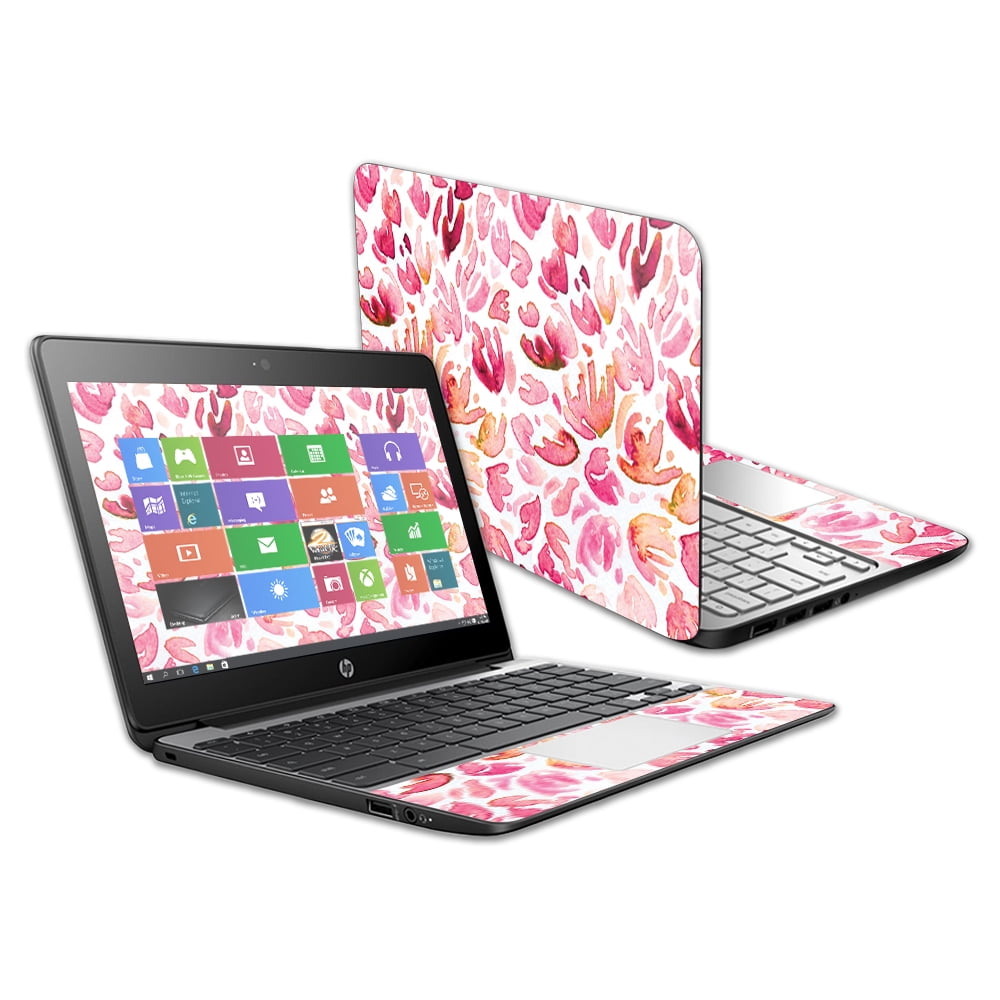 Skin Decal Wrap Compatible With HP Chromebook 11 G5 11.6" Pink Petals