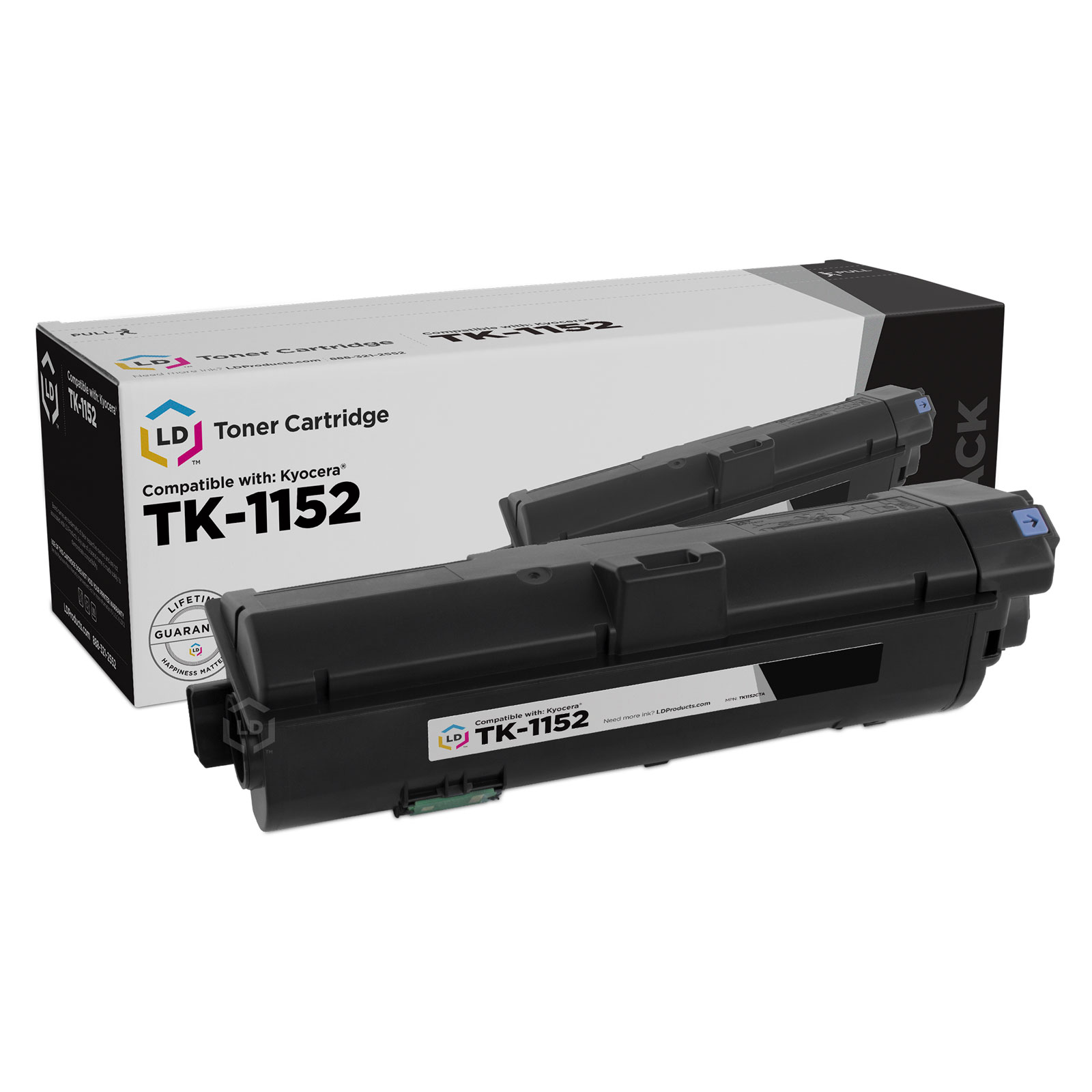 LD Compatible Kyocera TK-1152 (1T02RV0US0) Pack of 2 Black Laser Toner Cartridges for use in M2635dw - image 2 of 2