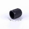 thumbnail image 4 of 4 tapones antipolvo para válvulas de neumáticos de coche, de plástico negro, universales (4 unidades), 4 of 5
